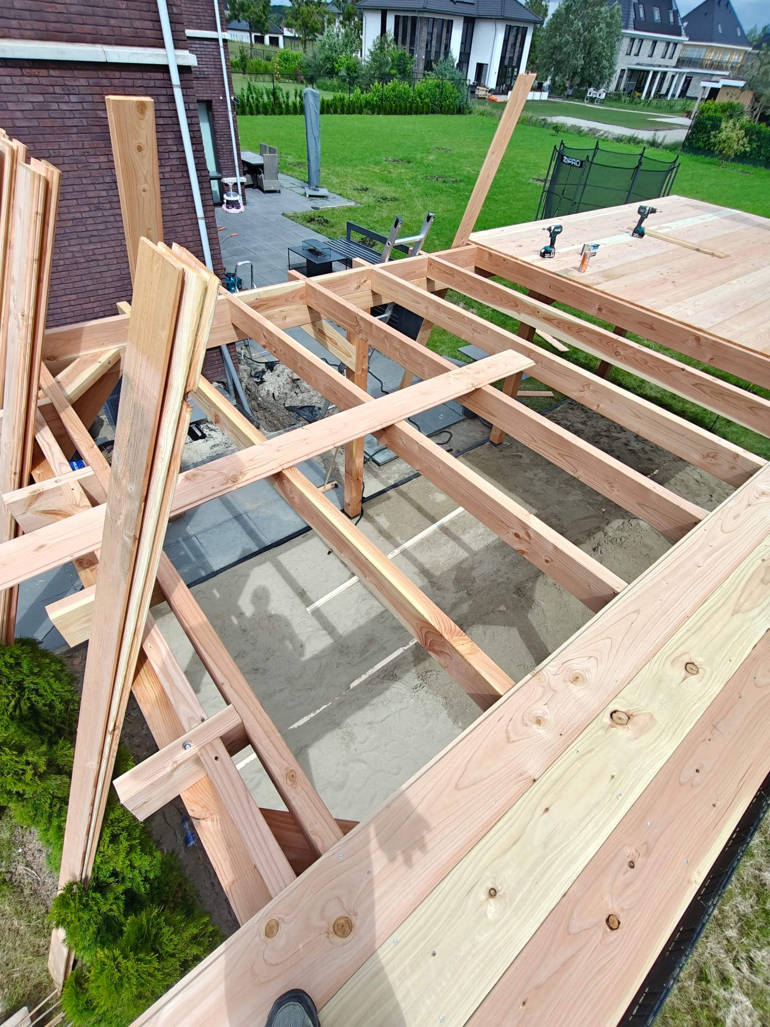 Schuur voor - vloerconstructie